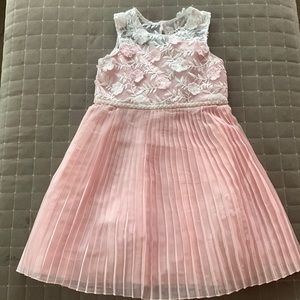 Rare Editions Floral Lace Dress